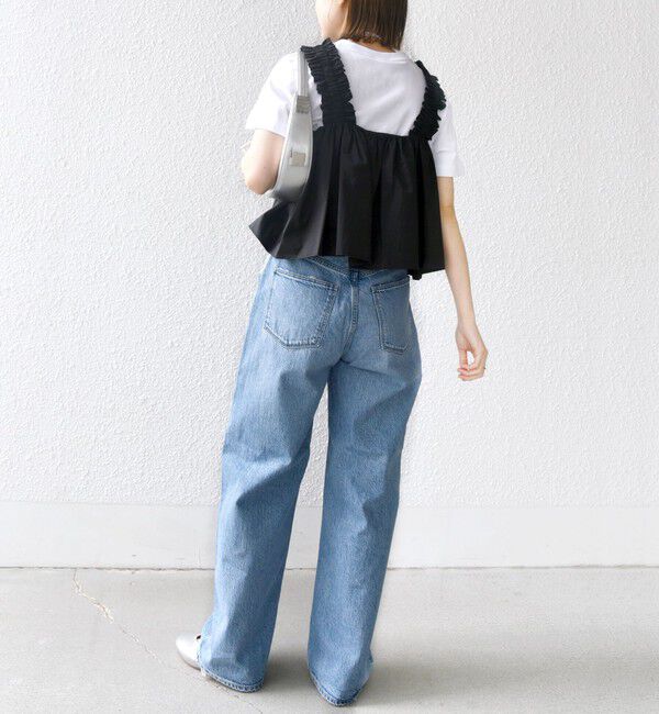 SHIPS for women「【WEB限定】〈洗濯機可能〉ショルダー フリル キャミソール」|シャツ・ブラウス|