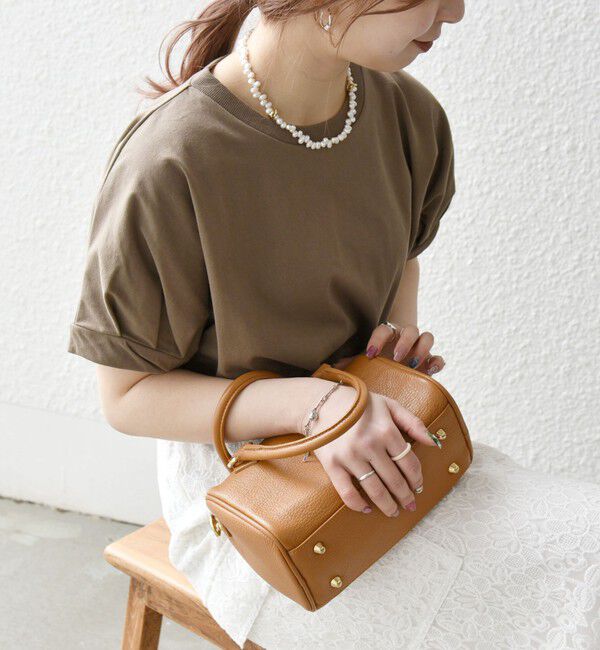 SHIPS any「SHIPS any:〈UVカット/接触冷感/吸水速乾/洗濯機可能〉USAコットン ツイスト TEE」|Tシャツ・カットソー|