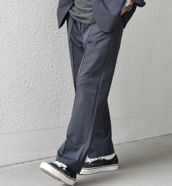 SHIPS any「SHIPS any: 360&deg; THE CIRCLE STRETCH センタークリース イージーパンツ(セットアップ対応)◇」|チノ|