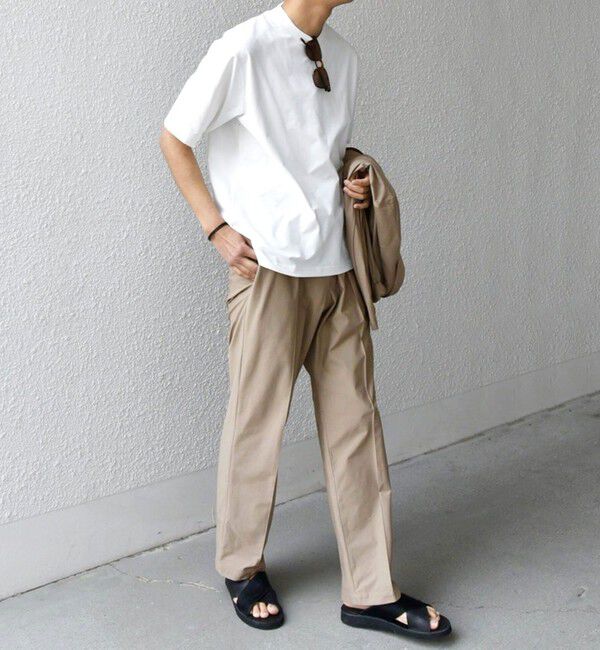 SHIPS any「SHIPS any: 360&deg; THE CIRCLE STRETCH センタークリース イージーパンツ(セットアップ対応)◇」|チノ|