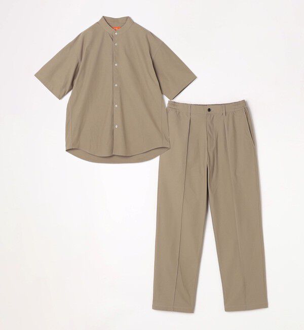 SHIPS any「SHIPS any: 360&deg; THE CIRCLE STRETCH センタークリース イージーパンツ(セットアップ対応)◇」|チノ|