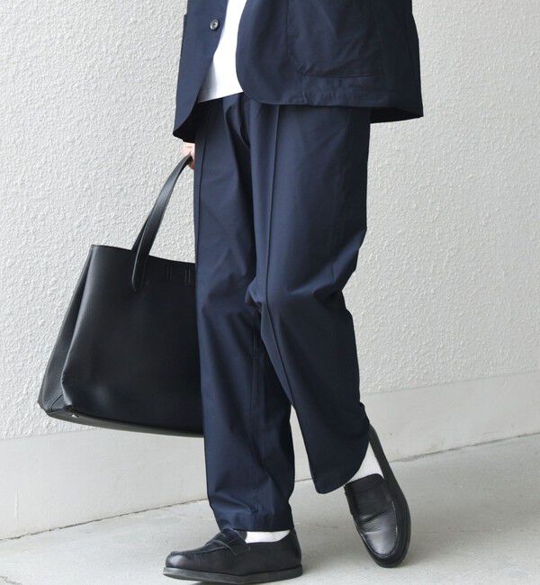 SHIPS any「SHIPS any: 360&deg; THE CIRCLE STRETCH センタークリース イージーパンツ(セットアップ対応)◇」|チノ|