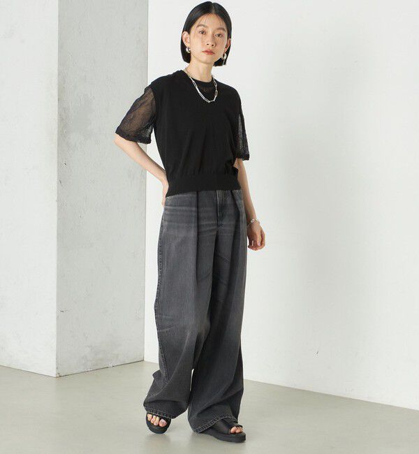 SHIPS for women「Wai＋:〈手洗い可能〉Vネック ベスト」|ニット・セーター|