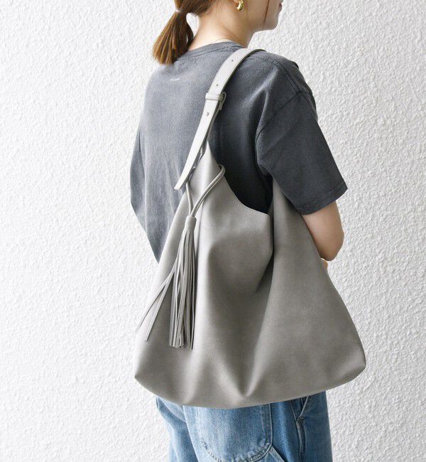 SHIPS any「SHIPS any: A4 タッセル ワンショルダー バッグ」|トートバッグ|