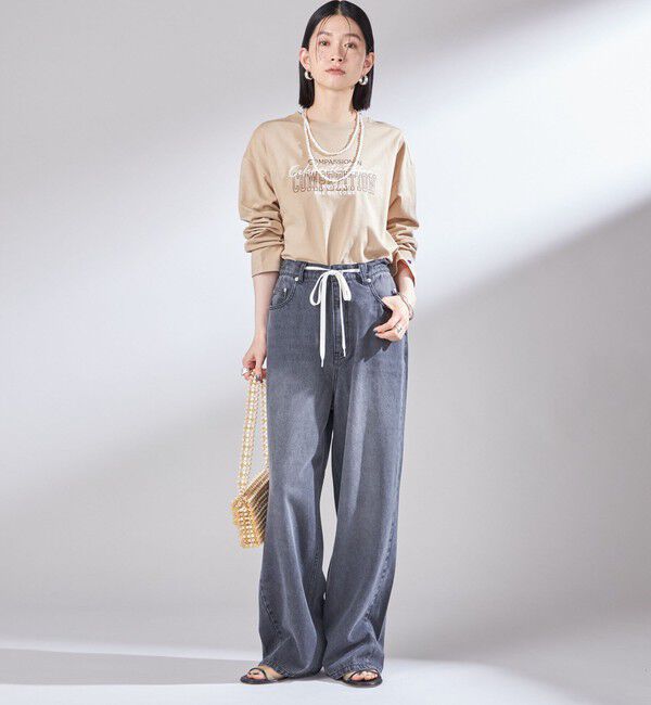 SHIPS for women「【SHIPS別注】Champion: プリント ロングスリーブ TEE」|Tシャツ・カットソー|