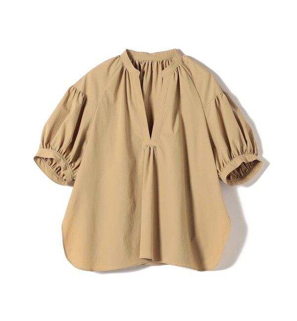 SHIPS for women「〈手洗い可能〉RENU ソフト タイプライター スキッパー 5分袖 ブラウス」|シャツ・ブラウス|