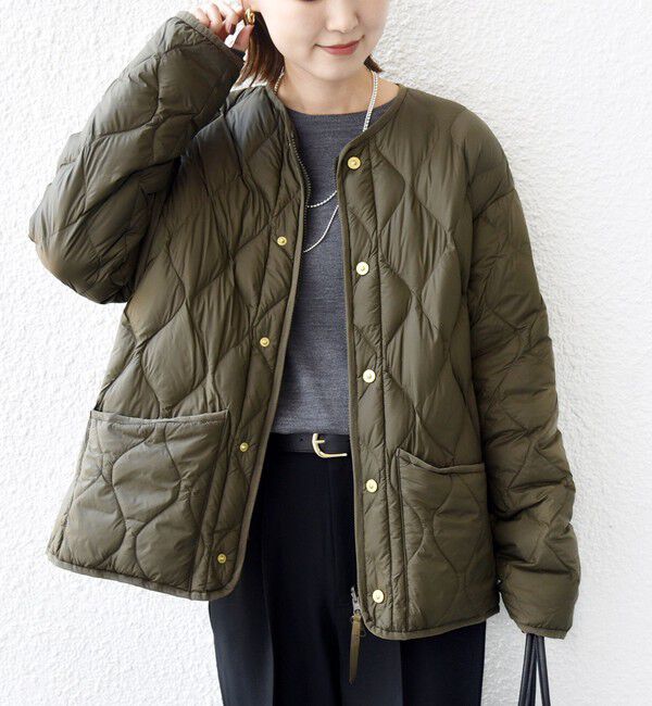 SHIPS for women「【SHIPS別注】TAION:〈手洗い可能〉リブ マルチ WAY ダウン ジャケット」|ダウン|