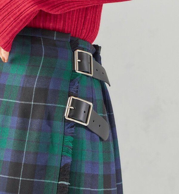 SHIPS for women「【SHIPS別注】O&rsquo;NEIL OF DUBLIN:チェック キルトスカート」|スカート|