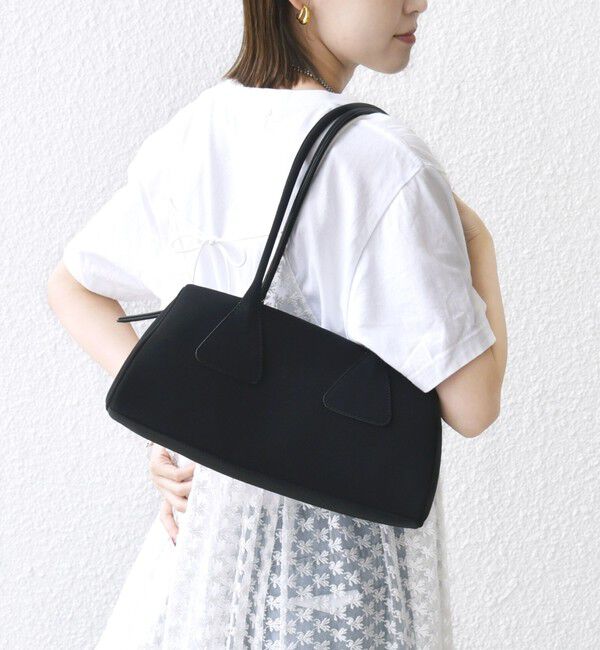 SHIPS for women「【WEB限定】ポリエステル スエード 横長 ボストン バッグ」|ボストンバッグ|