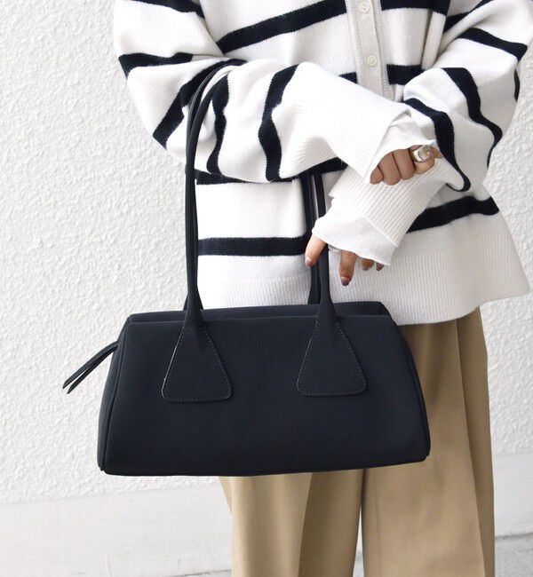 SHIPS for women「【WEB限定】ポリエステル スエード 横長 ボストン バッグ」|ボストンバッグ|