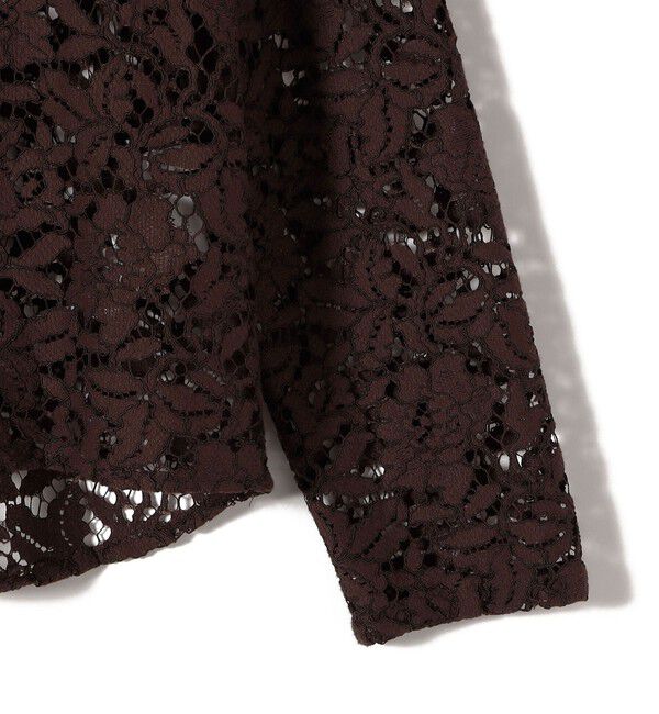 SHIPS for women「〈手洗い可能〉レース ジップアップ パーカ」|パーカー|