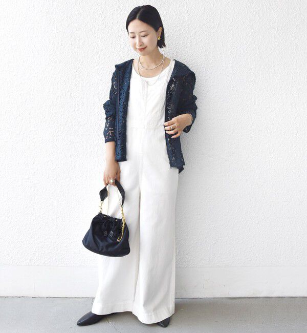 SHIPS for women「〈手洗い可能〉レース ジップアップ パーカ」|パーカー|