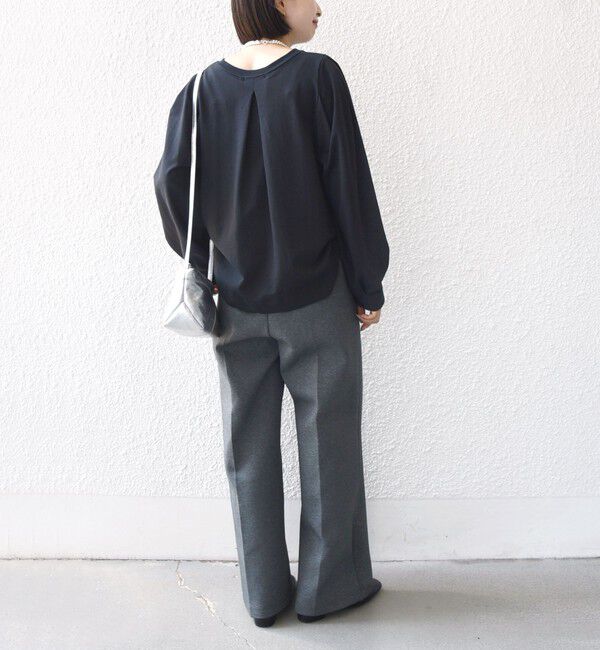 SHIPS for women「DEPEND インレー タック デザイン プルオーバー」|Tシャツ・カットソー|