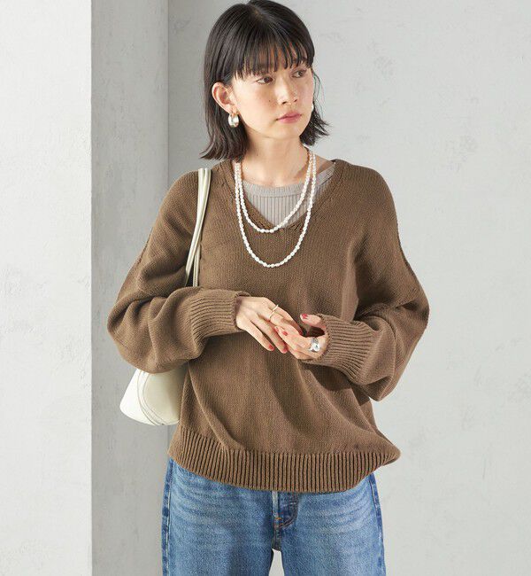 SHIPS for women「〈手洗い可能〉バルキーヤーン プルオーバー」|ニット・セーター|