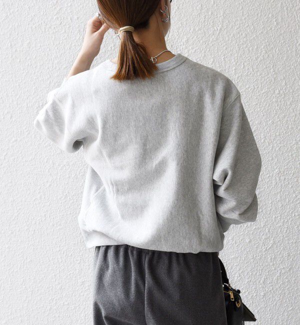 SHIPS any「Champion:〈洗濯機可能〉リバースウィーブ(R) 裏起毛 クルーネック スウェット」|スウェット・ジャージ|