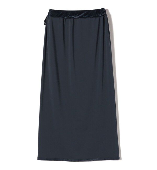 SHIPS for women「〈手洗い可能〉スノー クラッシュ ポリエステル ベロア ウエスト ゴム スカート」|スカート|