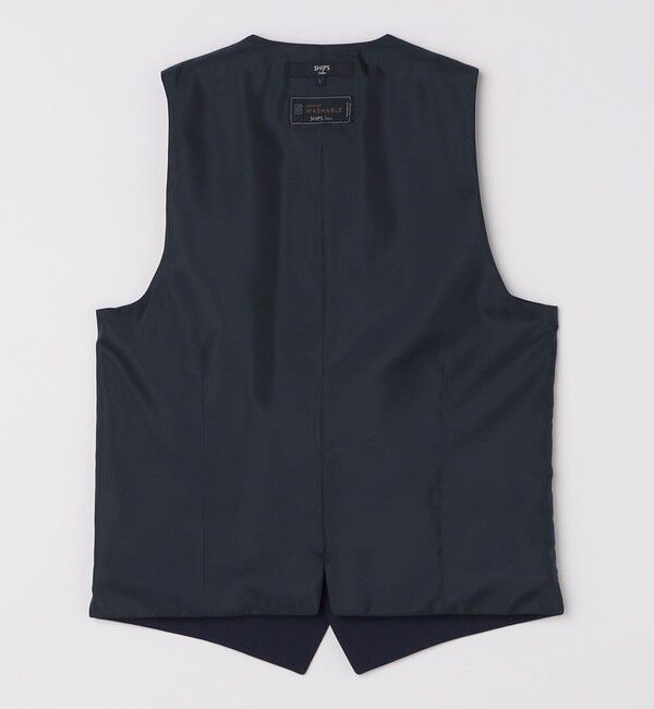 SHIPS Colors 「SHIPS Colors:〈洗濯機可能〉T/W スーツ ベスト(セットアップ対応可能)」|ベスト・ジレ|