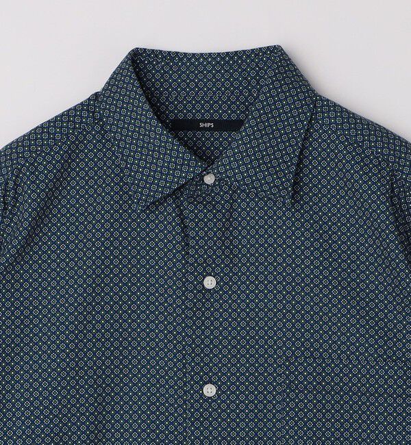 SHIPS「SHIPS: プリント ワイドカラー シャツ」|シャツ・ブラウス|