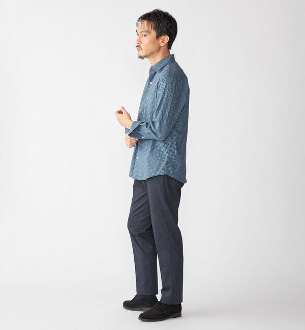 SHIPS「SHIPS: プリント ワイドカラー シャツ」|シャツ・ブラウス|