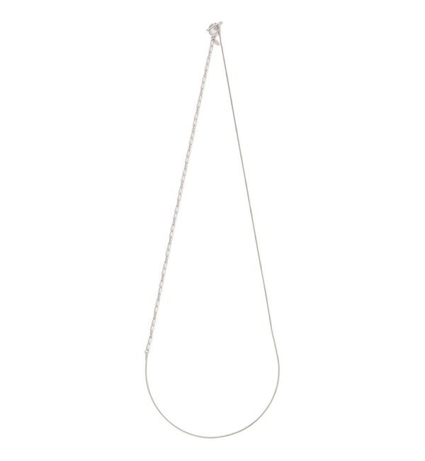 SHIPS for women「3way チェーン デザイン ネックレス」|ネックレス|シルバー