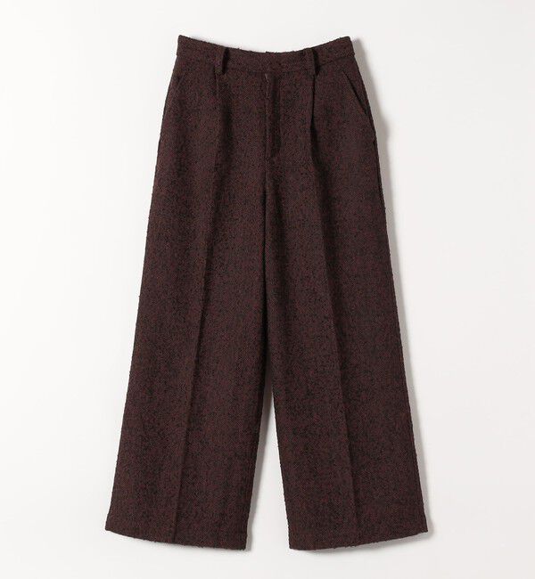 quaranciel「quaranciel: ツイード タック ワイド パンツ」|その他|
