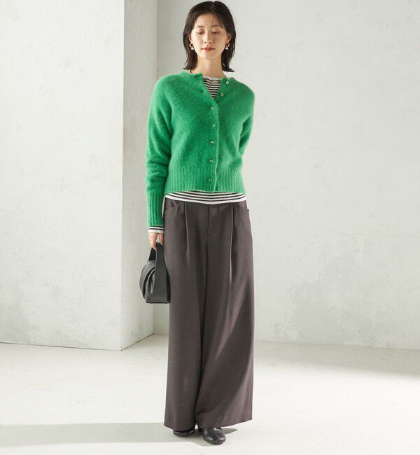 SHIPS for women「〈洗濯機可能〉ウールライク ポケット デザイン ワイド パンツ」|その他|