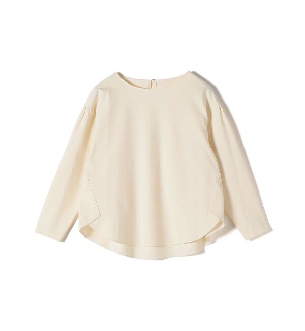 SHIPS for women「〈手洗い可能〉両面起毛 裾 ラウンド デザイン プルオーバー」|シャツ・ブラウス|