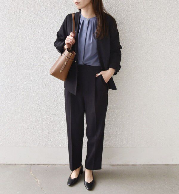 SHIPS Colors 「SHIPS Colors:〈手洗い可能〉2WAY ストレッチ Vカラー ジャケット（セットアップ対応可能）◇」|ノーカラージャケット|