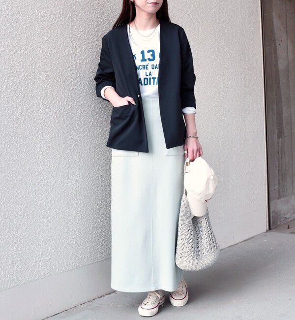 SHIPS Colors 「SHIPS Colors:〈手洗い可能〉2WAY ストレッチ Vカラー ジャケット（セットアップ対応可能）◇」|ノーカラージャケット|