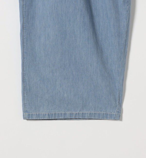 SHIPS any「SHIPS any:〈洗濯機可能〉ライト デニム バレル タック パンツ」|デニム|