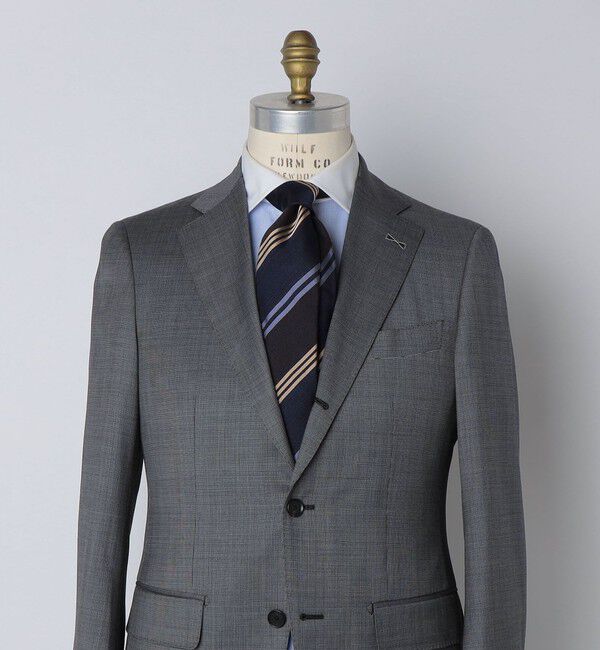 SHIPS「SHIPS: ヴィンテージ アーカイブ シルク メランジ ワイド ストライプ ネクタイ」|ネクタイ・蝶ネクタイ|