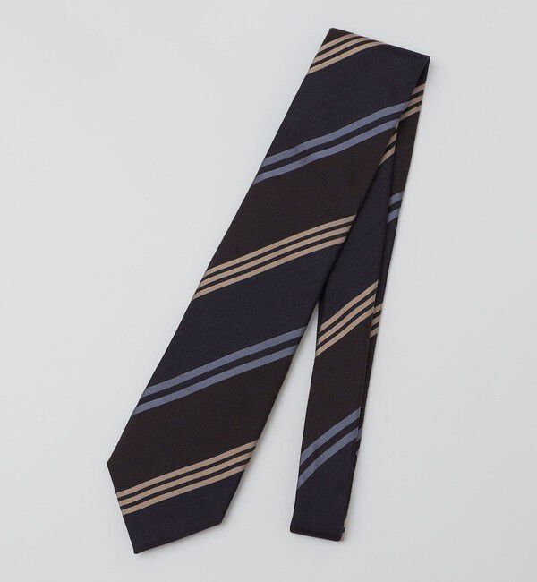 SHIPS「SHIPS: ヴィンテージ アーカイブ シルク メランジ ワイド ストライプ ネクタイ」|ネクタイ・蝶ネクタイ|