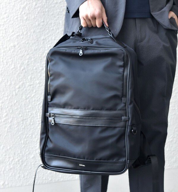 SHIPS any「SHIPS any:〈軽量〉ビジネス コンビ スクエア バックパック◇」|リュック|