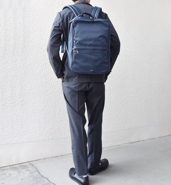 SHIPS any「SHIPS any:〈軽量〉ビジネス コンビ スクエア バックパック◇」|リュック|