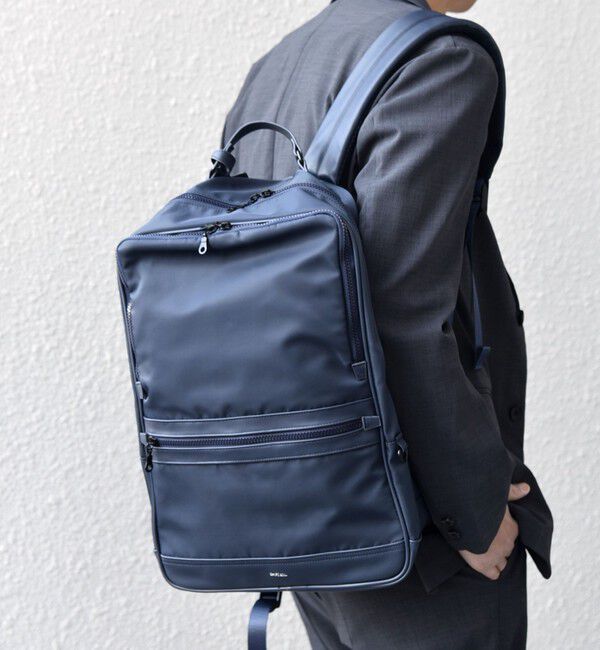 SHIPS any「SHIPS any:〈軽量〉ビジネス コンビ スクエア バックパック◇」|リュック|