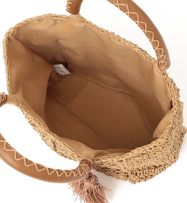 SHIPS any「SHIPS any:  メッシュ ペーパー タッセル トート バッグ」|トートバッグ|