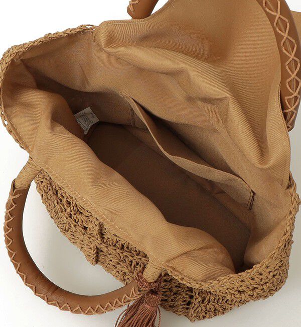 SHIPS any「SHIPS any:  メッシュ ペーパー タッセル トート バッグ」|トートバッグ|