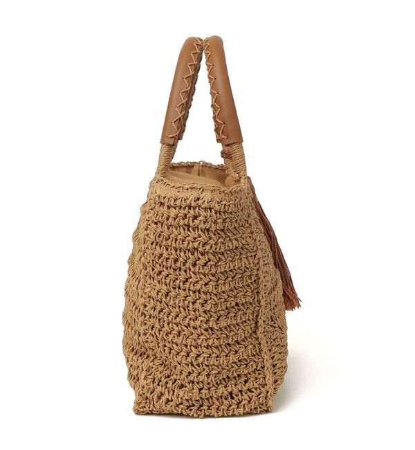 SHIPS any「SHIPS any:  メッシュ ペーパー タッセル トート バッグ」|トートバッグ|