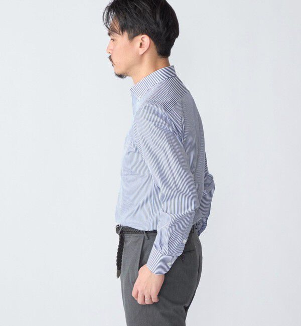 SHIPS「SHIPS: MADE IN JAPAN ロンドンストライプ イタリアン ボタンダウン シャツ」|シャツ・ブラウス|