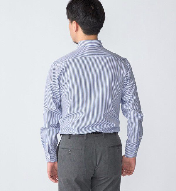 SHIPS「SHIPS: MADE IN JAPAN ロンドンストライプ イタリアン ボタンダウン シャツ」|シャツ・ブラウス|