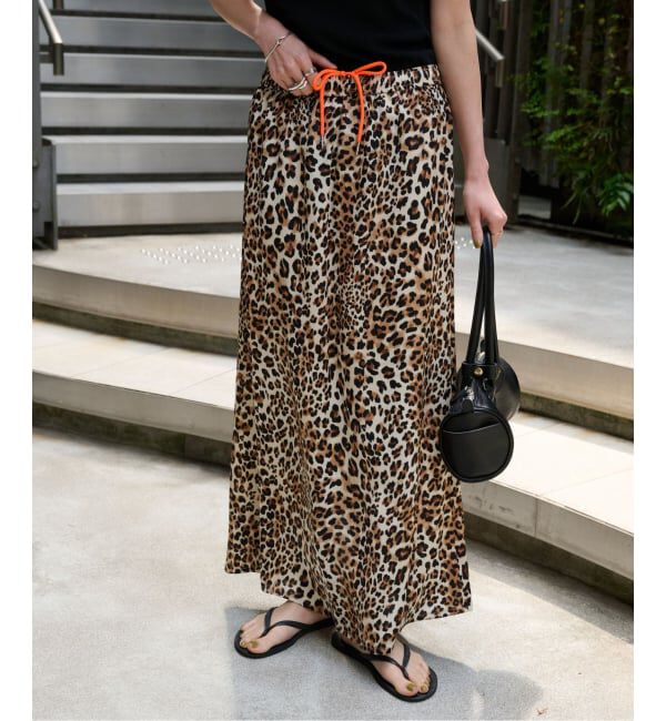 OUTDOOR PRODUCTS Usual Things「≪予約≫レオパードスカート」|スカート|