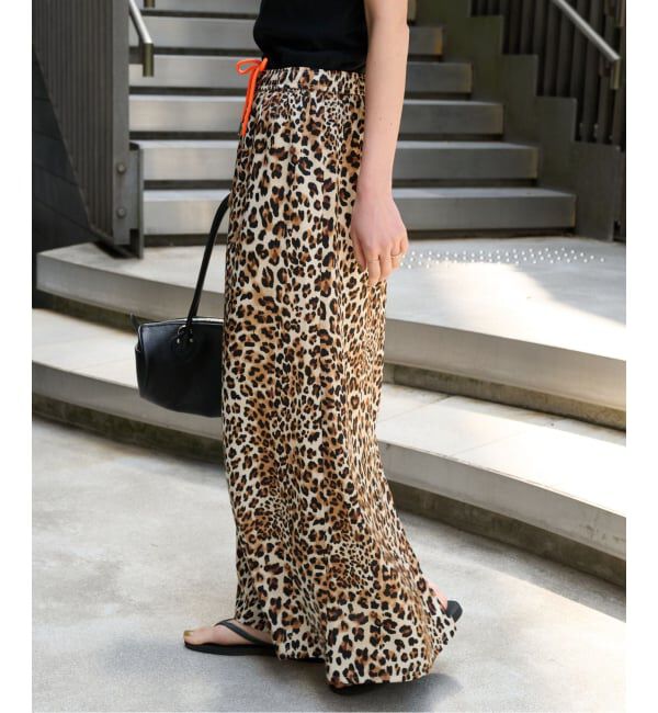 OUTDOOR PRODUCTS Usual Things「≪予約≫レオパードスカート」|スカート|