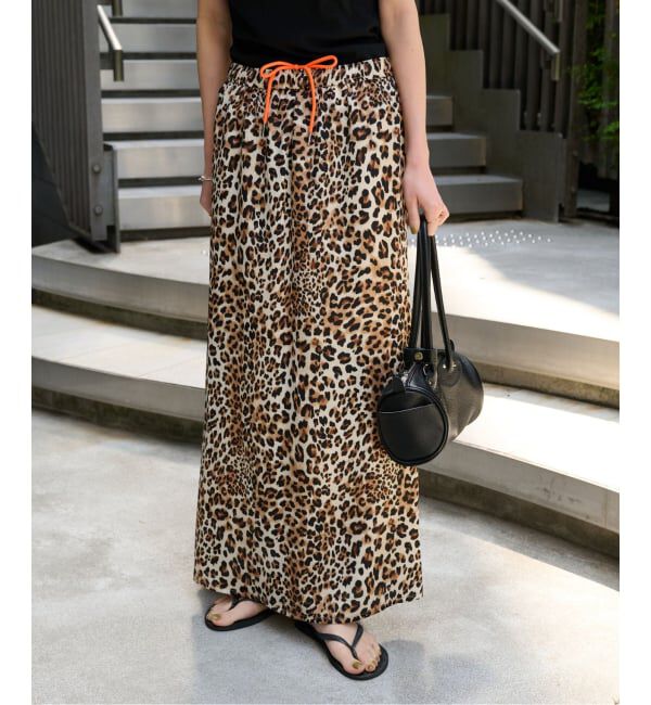 OUTDOOR PRODUCTS Usual Things「≪予約≫レオパードスカート」|スカート|