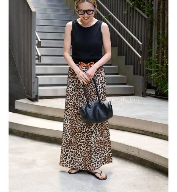 OUTDOOR PRODUCTS Usual Things「≪予約≫レオパードスカート」|スカート|