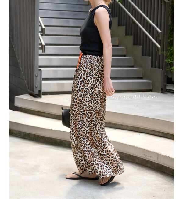 OUTDOOR PRODUCTS Usual Things「≪予約≫レオパードスカート」|スカート|