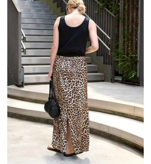 OUTDOOR PRODUCTS Usual Things「≪予約≫レオパードスカート」|スカート|