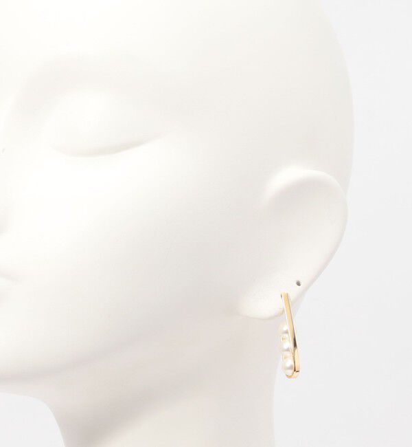 TOMORROWLAND GOODS「【別注】januka 3シェルパールピアス」|ピアス|