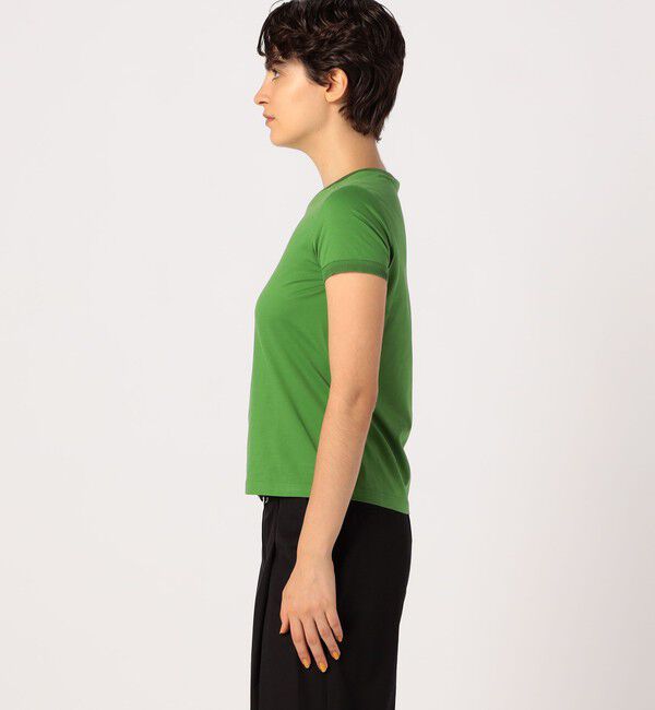 CABaN「コットン リブコンビクルーネックプルオーバー」|Tシャツ・カットソー|