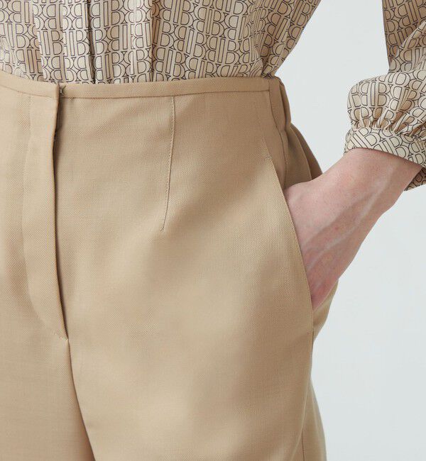 Ballsey「ライトカルゼ ストレートパンツ」|スラックス|