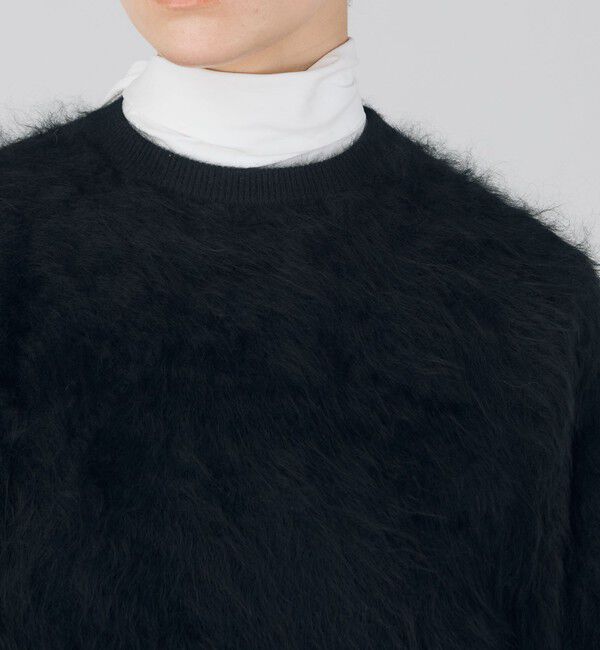 DES PRES「ピュアカシミヤファー クルーネックプルオーバー」|ニット・セーター|